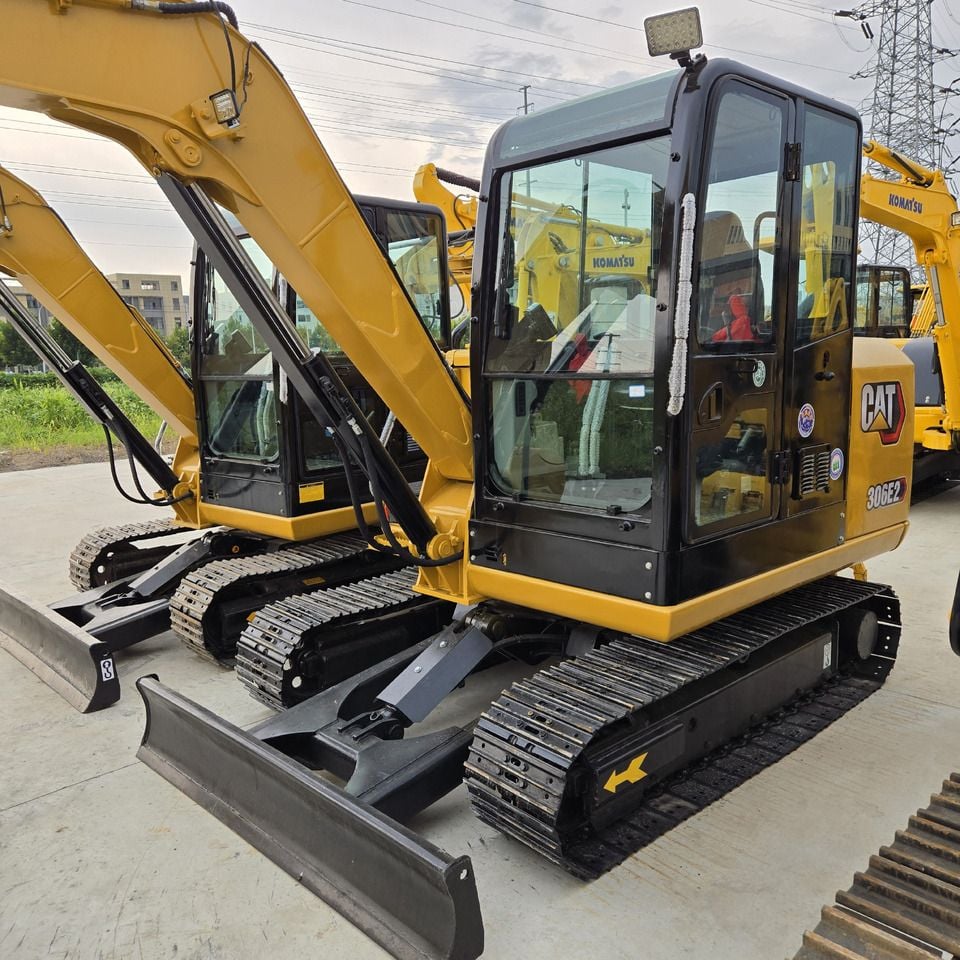 2024 Caterpillar 306E2 mini excavator, front three-quarter view 2024 Caterpillar 306E2 mini excavator, front three-quarter view