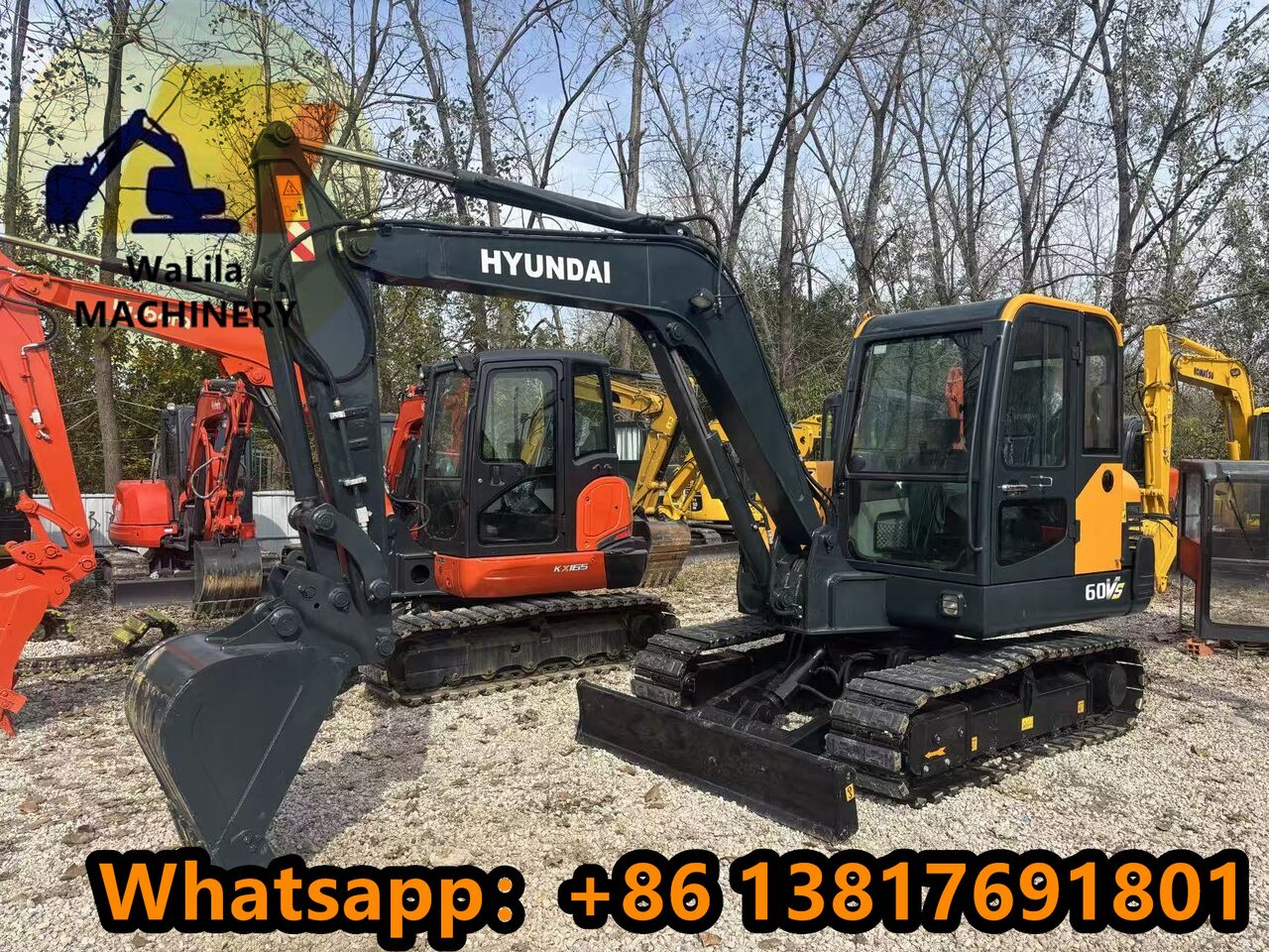 2024 Hyundai HX60 Mini Excavator 2024 Hyundai HX60 Mini Excavator