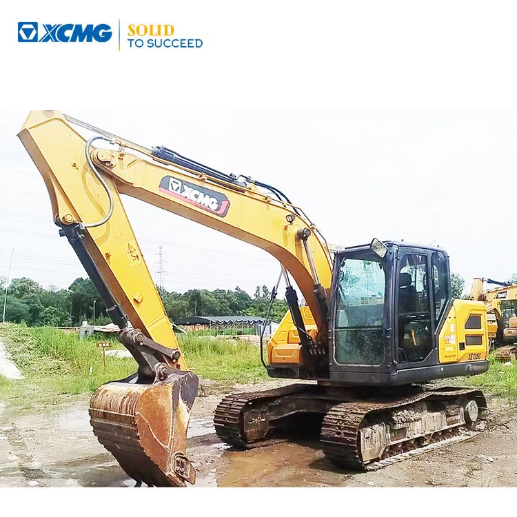 2024 XCMG XE135D crawler excavator, side view
