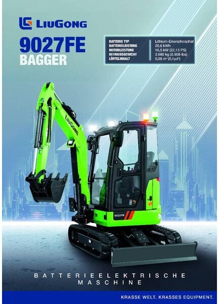 2025 LiuGong 9027FE Mini Excavator 2025 LiuGong 9027FE Mini Excavator