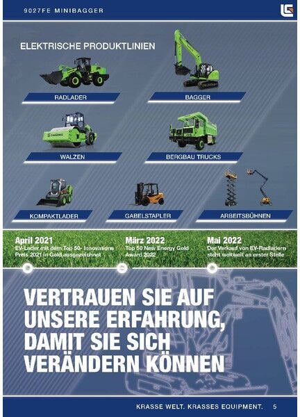2025 LiuGong 9027FE Mini Excavator 2025 LiuGong 9027FE Mini Excavator