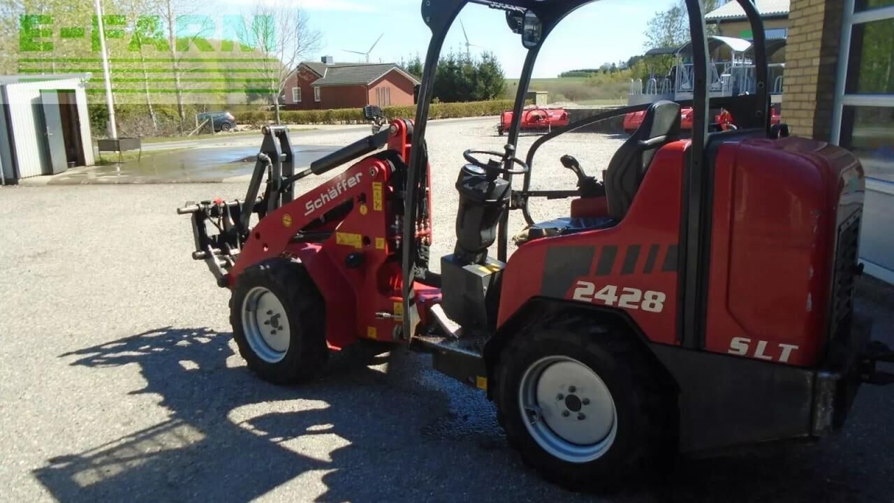 2021 Schäffer 2428 SLT mini excavator, side view 2021 Schäffer 2428 SLT mini excavator, side view