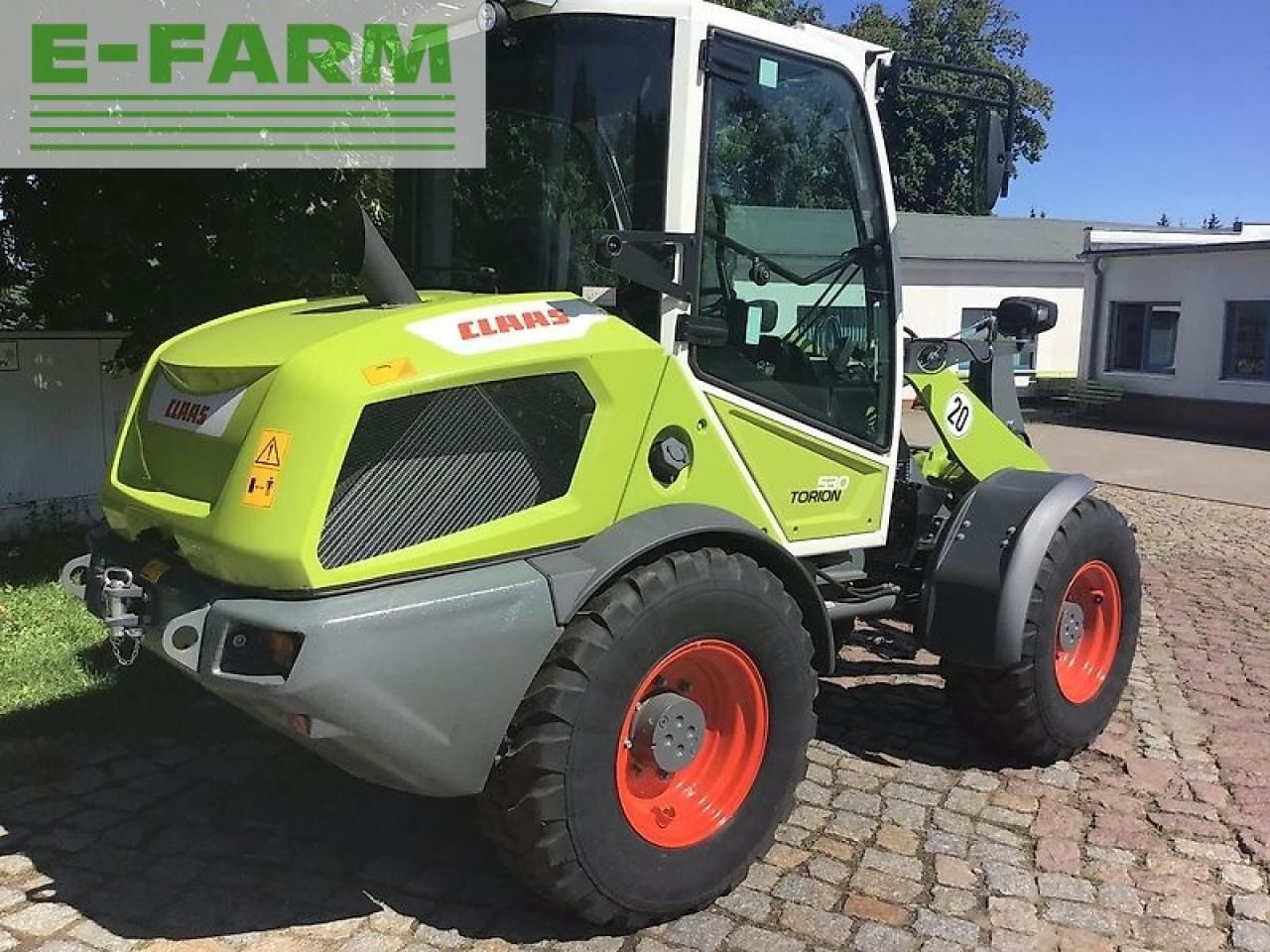 2023 Claas TORION 530 wheel loader, rear three-quarter view