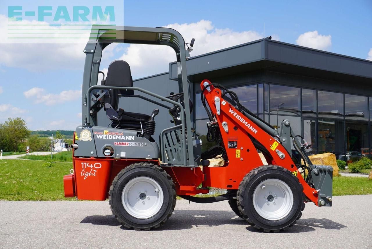 2026 Weidemann 1140 light mini excavator, side view