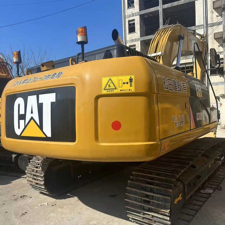 2022 Caterpillar 330D crawler excavator rear view