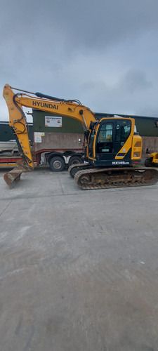 2022 Hyundai HX145LCR crawler excavator, side view