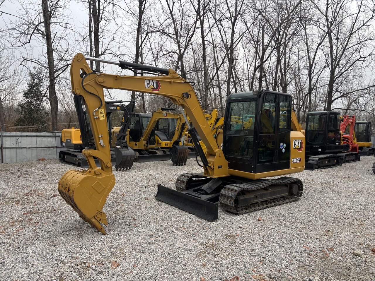2023 Caterpillar 306E2 mini excavator, side view 2023 Caterpillar 306E2 mini excavator, side view
