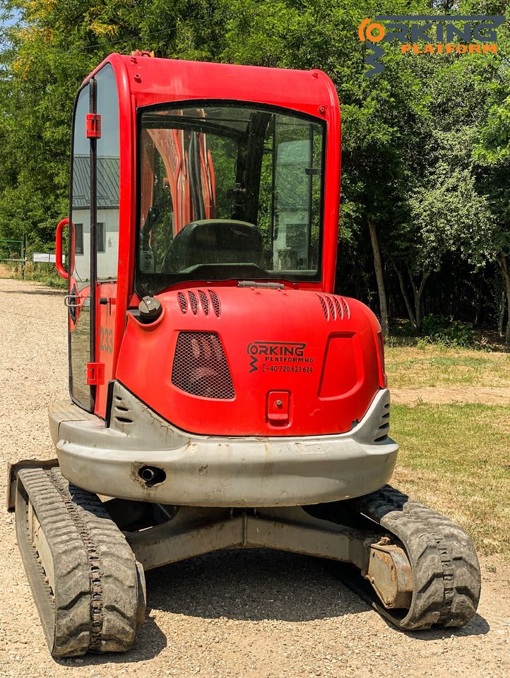 2014 JCB 8035 ZTS mini excavator, rear view
