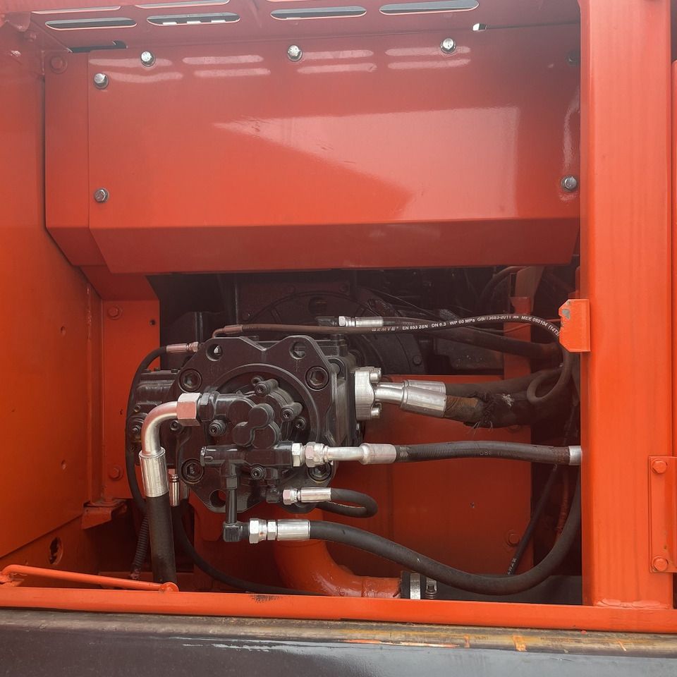 2022 Doosan DX225LC-9C crawler excavator hydraulic pump compartment