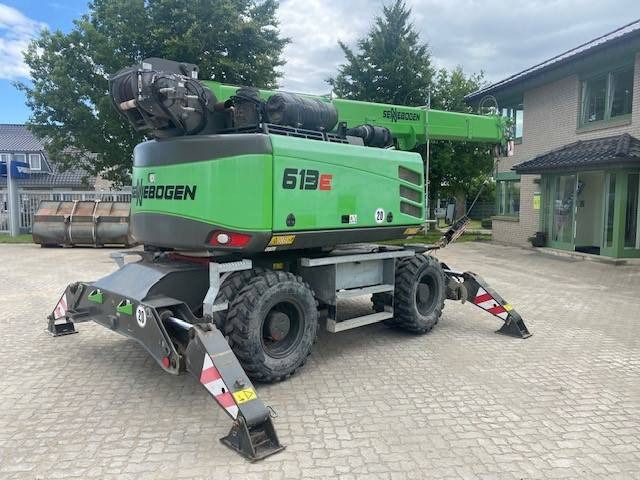 2018 Sennebogen 613 E mobile crane, rear three-quarter view