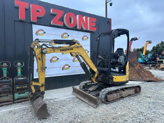 2018 Yanmar VIO26-6 mini excavator, side view