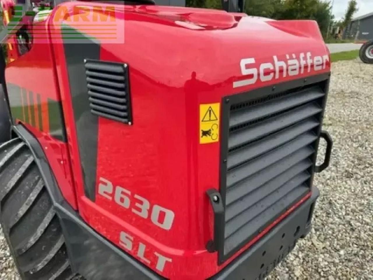2024 Schäffer 2630 SLT mini excavator rear engine cover view 2024 Schäffer 2630 SLT mini excavator rear engine cover view