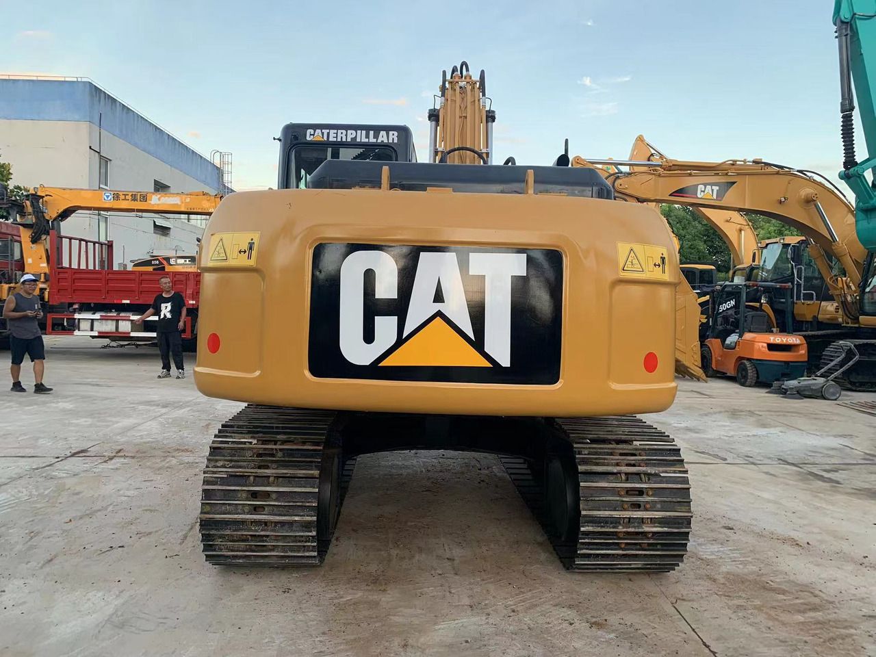 2023 Caterpillar 315D crawler excavator rear view