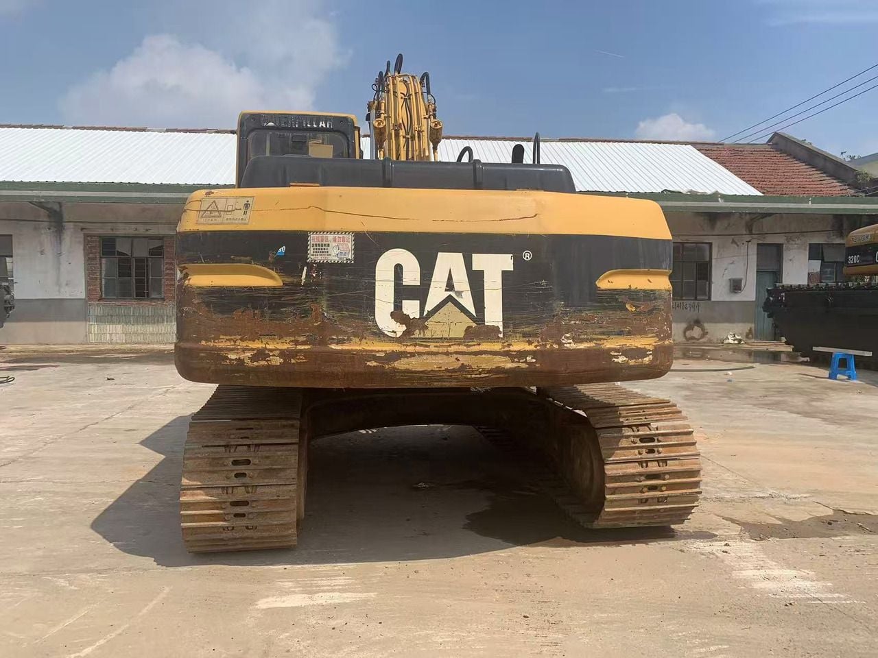 2015 Caterpillar 320CL escavatore cingolato vista posteriore
