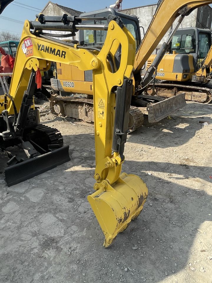 2022 Yanmar VIO 17 mini excavator, front view of boom and bucket