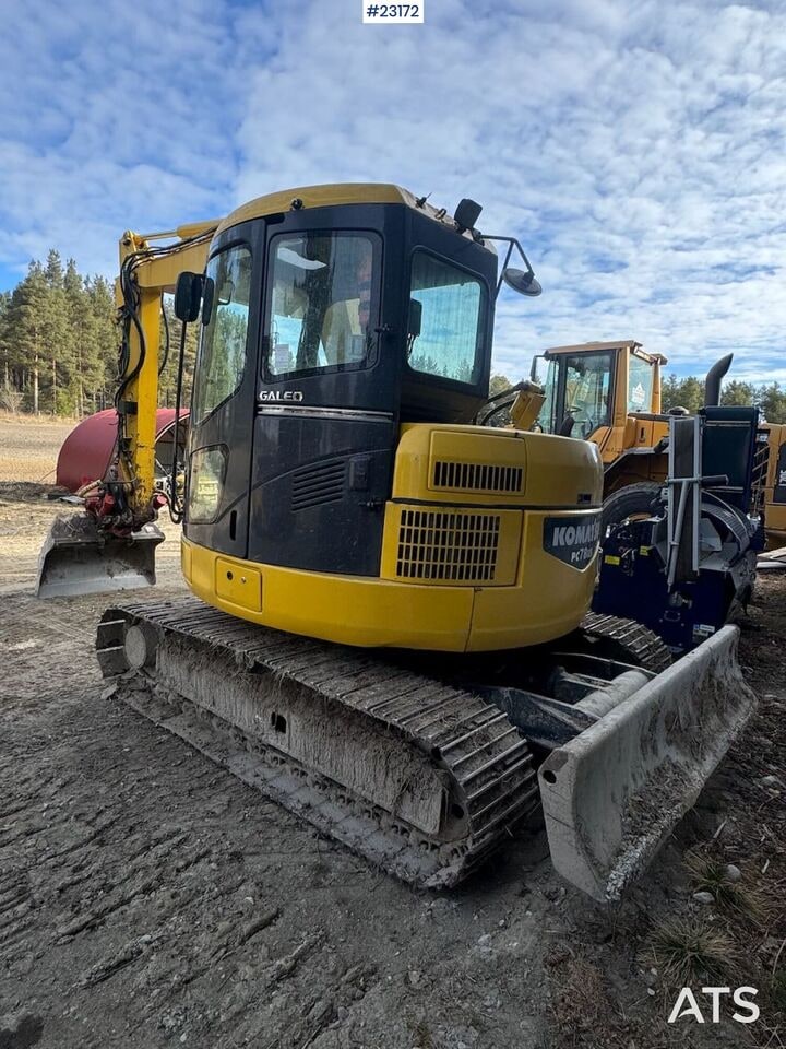 2008 Komatsu PC78US crawler excavator, rear three-quarter view 2008 Komatsu PC78US crawler excavator, rear three-quarter view