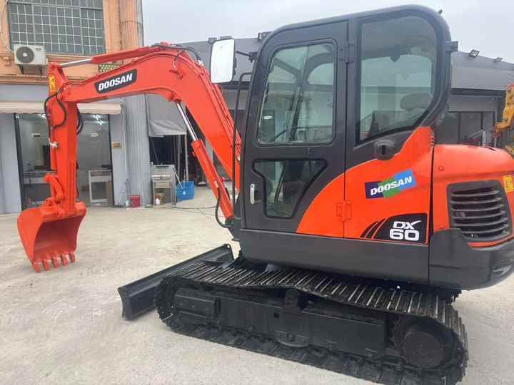 2024 Doosan DX60-9C excavator, side view