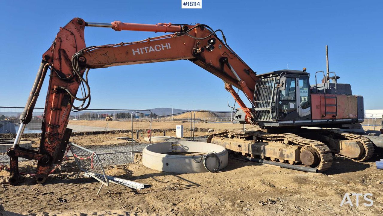 2008 Hitachi ZX470LCH-3 crawler excavator side view