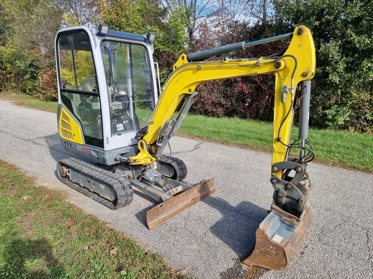 2019 Wacker Neuson ET 20 mini excavator, side view