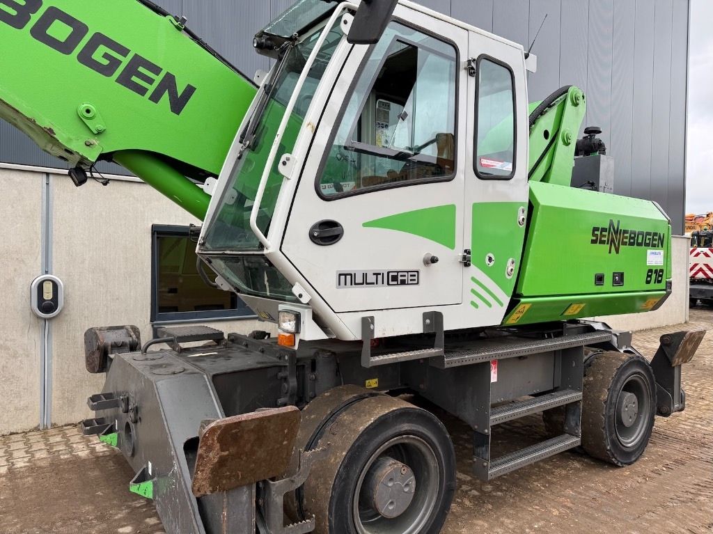 2010 Sennebogen 818 ULM material handler, side view