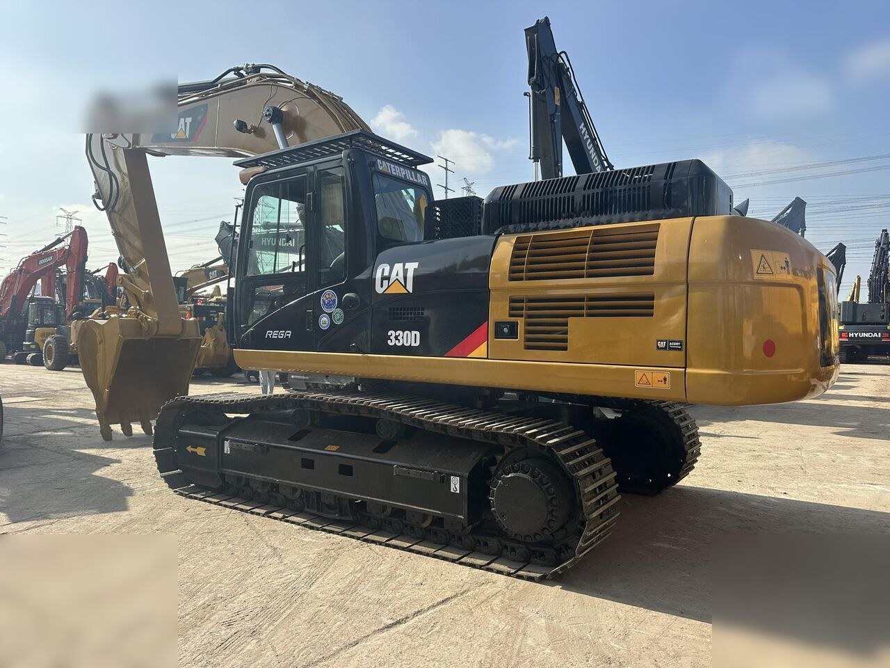 2024 Caterpillar 330D crawler excavator, side view