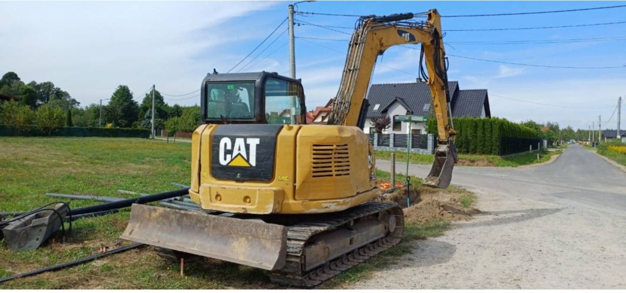 2013 Caterpillar 308E2CR crawler excavator rear view