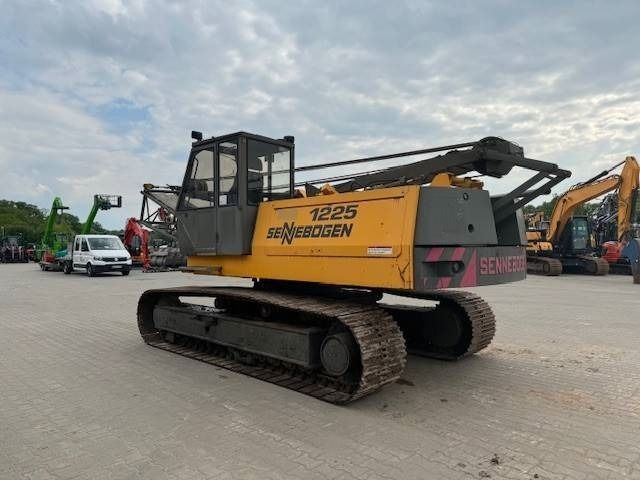 1986 Sennebogen S 1225R crawler excavator, rear three-quarter view