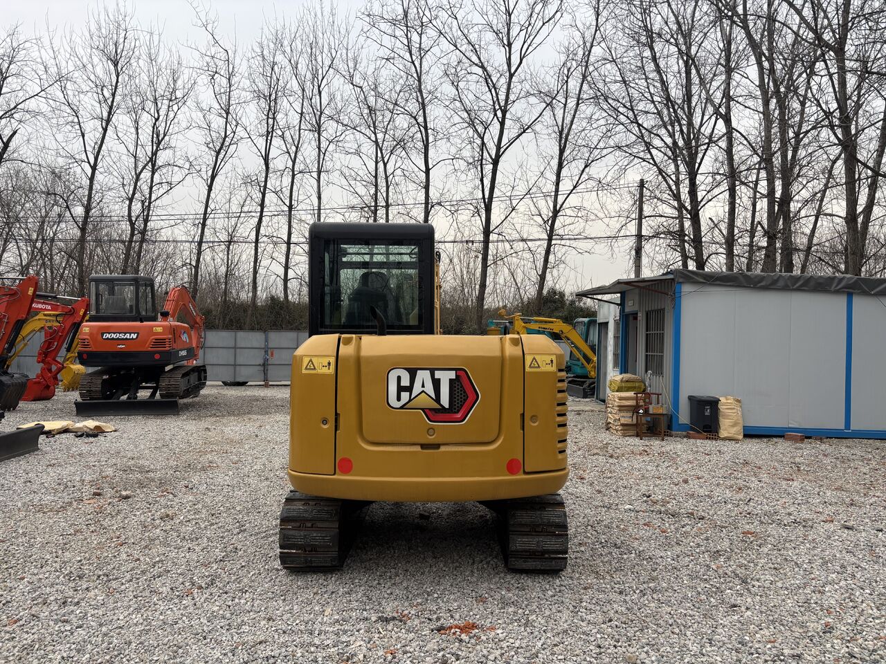 2023 Caterpillar 306E2 mini excavator, rear view 2023 Caterpillar 306E2 mini excavator, rear view