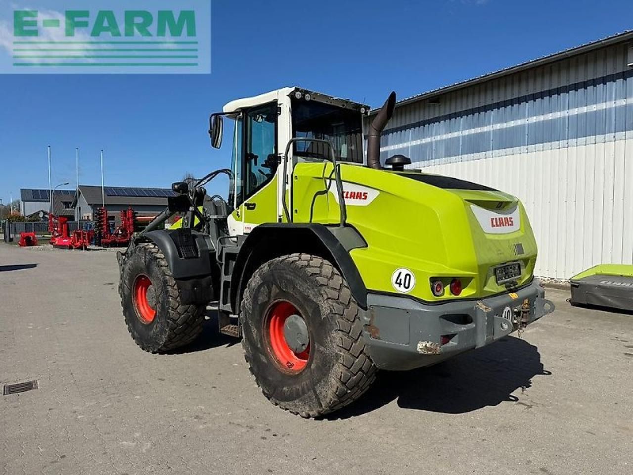 2022 Claas TORION 1511P wheel loader, rear three-quarter view 2022 Claas TORION 1511P wheel loader, rear three-quarter view