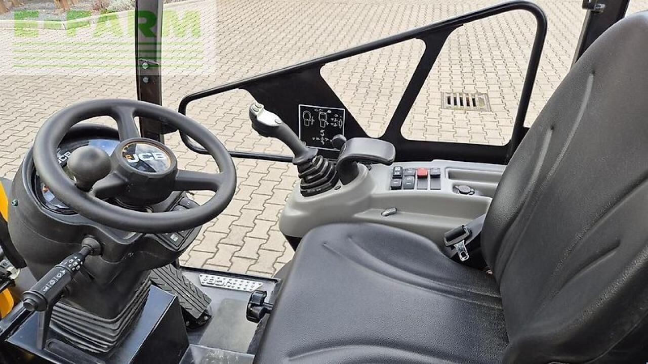 2025 JCB 403 AGRI mini excavator operator station view 2025 JCB 403 AGRI mini excavator operator station view