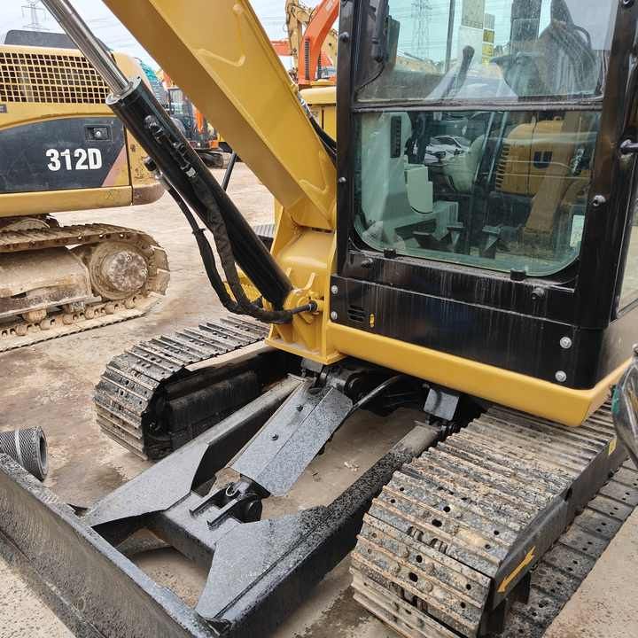 2020 Caterpillar 305E mini excavator, front-quarter view
