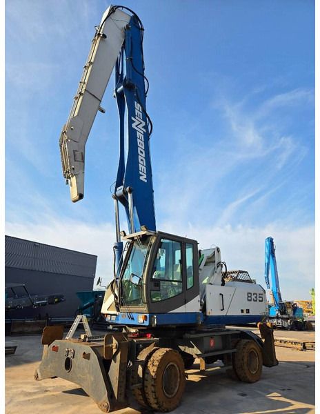 2005 Sennebogen 835M material handler, low angle front view