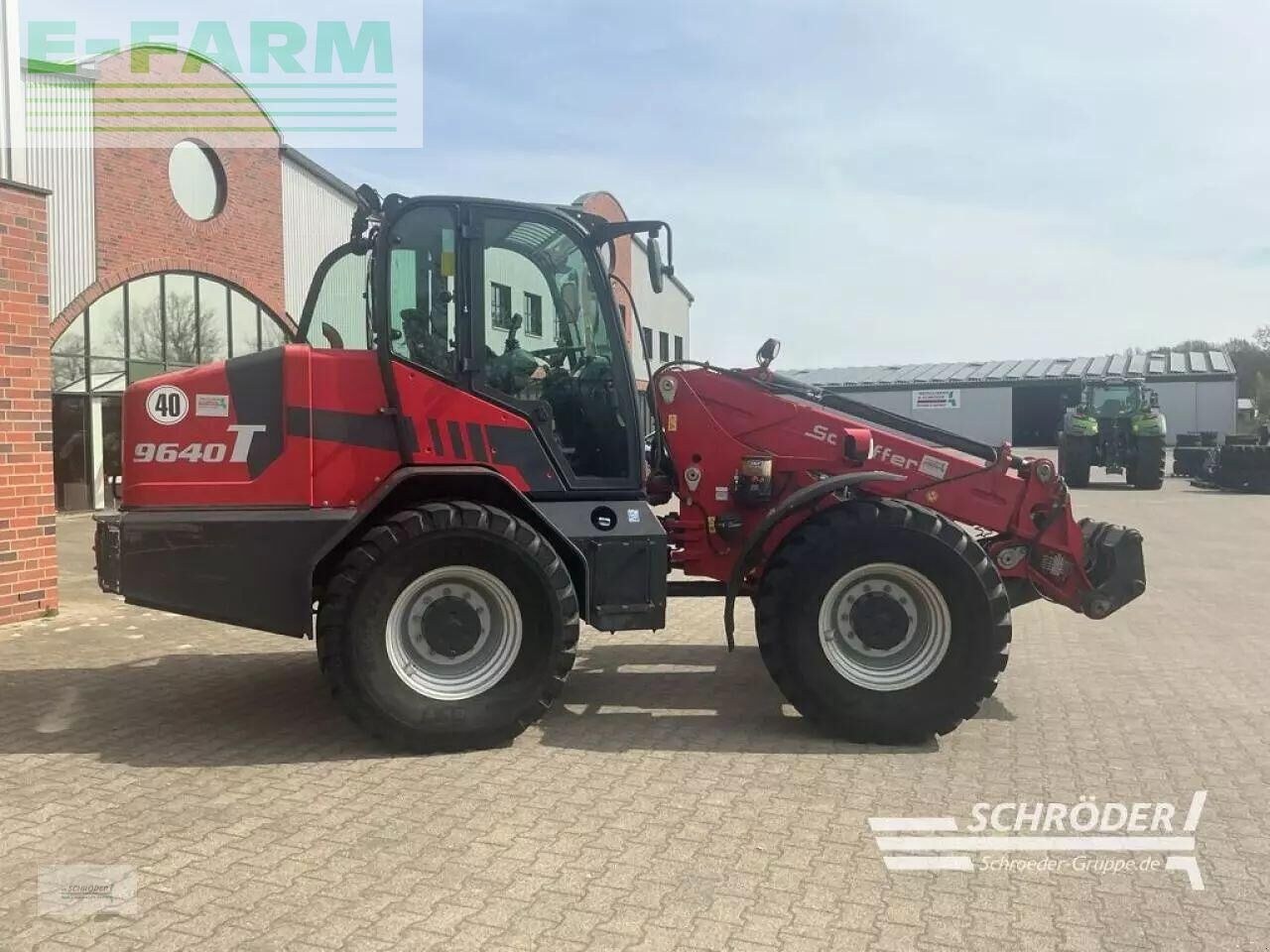 2019 Schäffer 9640 T telescopic wheel loader, side view 2019 Schäffer 9640 T telescopic wheel loader, side view