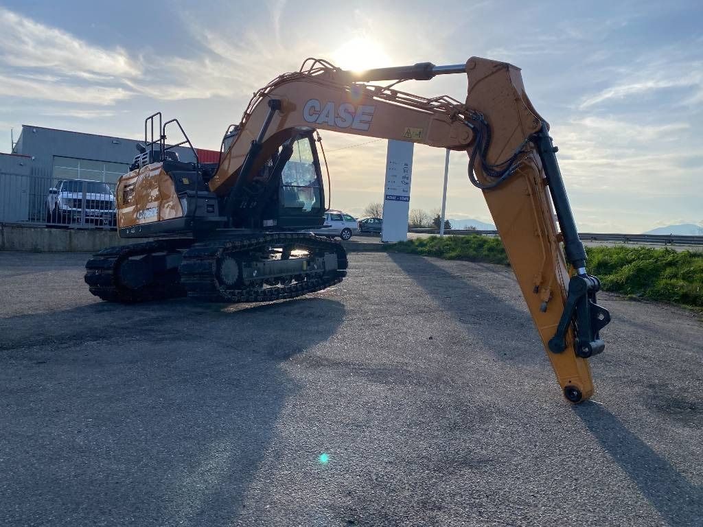 2024 CASE CX 160E crawler excavator, side profile view