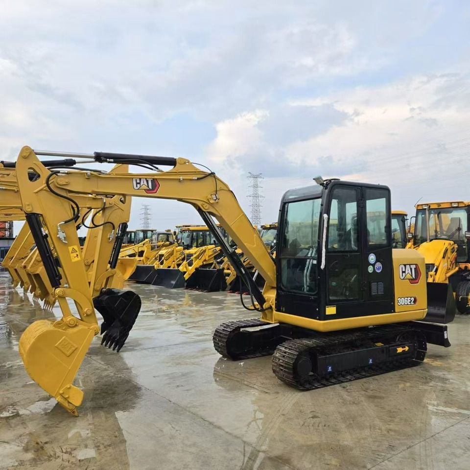 2023 Caterpillar 306E2 mini excavator, side profile view