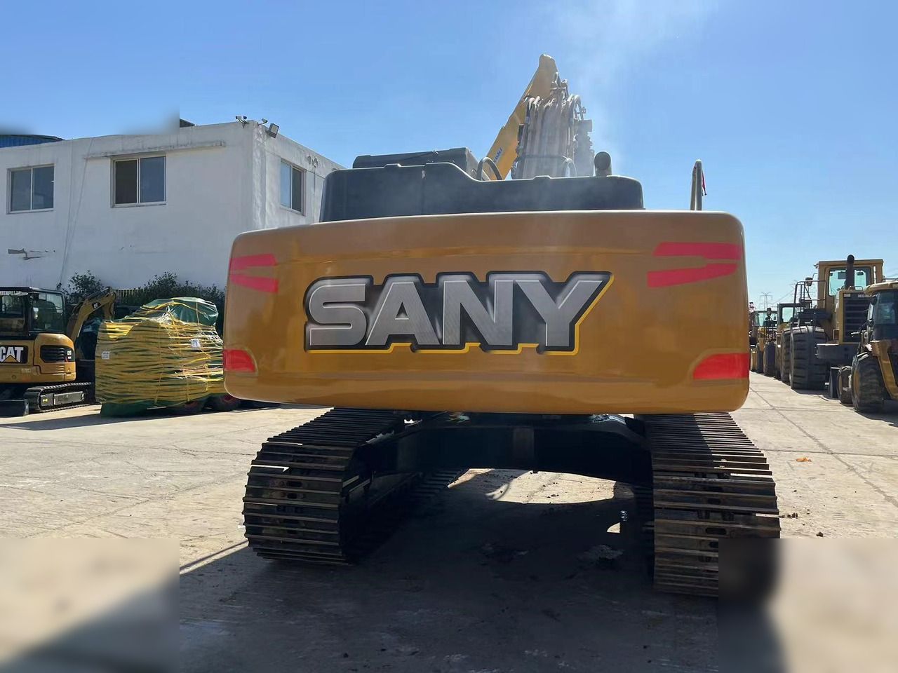 2023 Sany SY215C crawler excavator, rear view