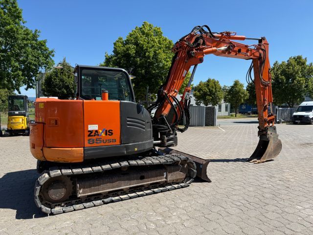 2017 Hitachi Zaxis 85USB mini excavator, side view