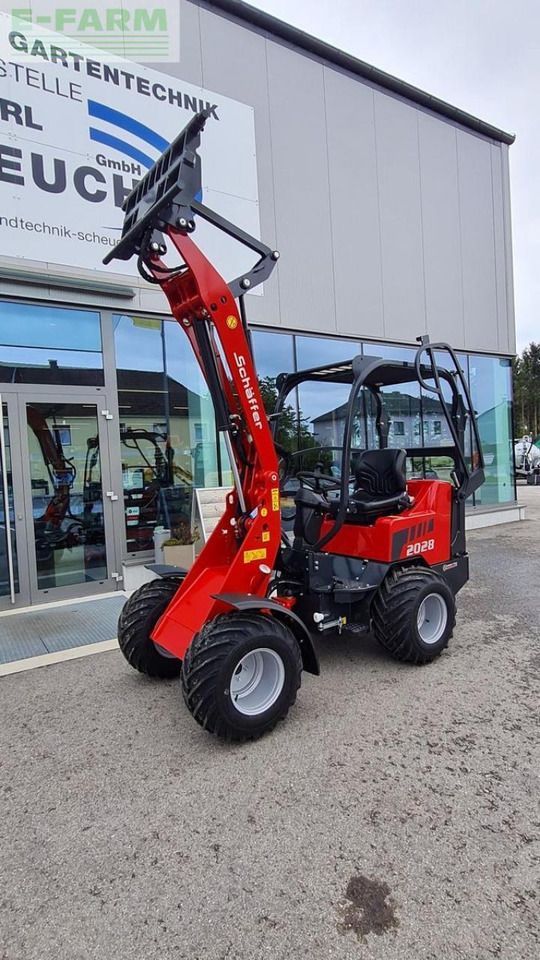 2023 Schäffer 2028-2 mini excavator, front three-quarter view 2023 Schäffer 2028-2 mini excavator, front three-quarter view