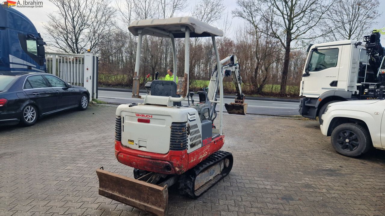 2009 Takeuchi TB014 mini excavator rear view