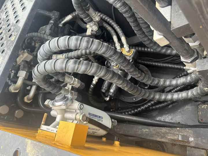 2022 Volvo EC140 crawler excavator engine compartment detail 2022 Volvo EC140 crawler excavator engine compartment detail