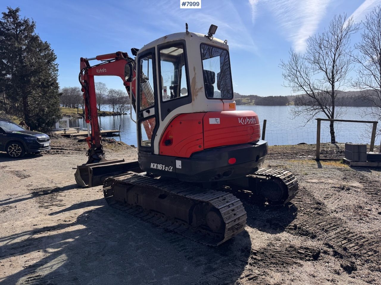 2009 Kubota KX161-3 excavator, rear three-quarter view 2009 Kubota KX161-3 excavator, rear three-quarter view