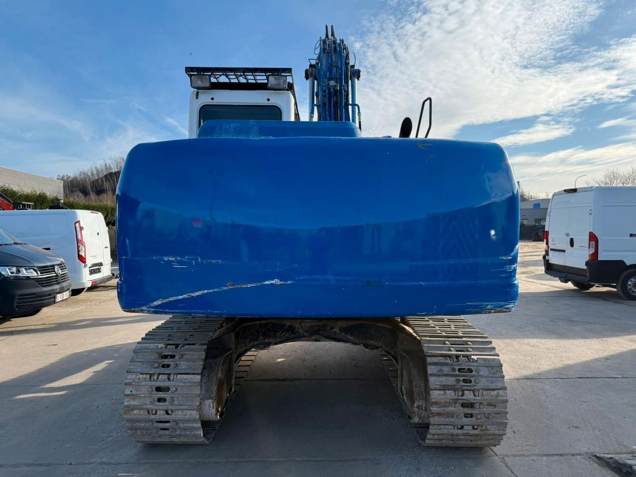 2012 CASE CX160B crawler excavator, rear view