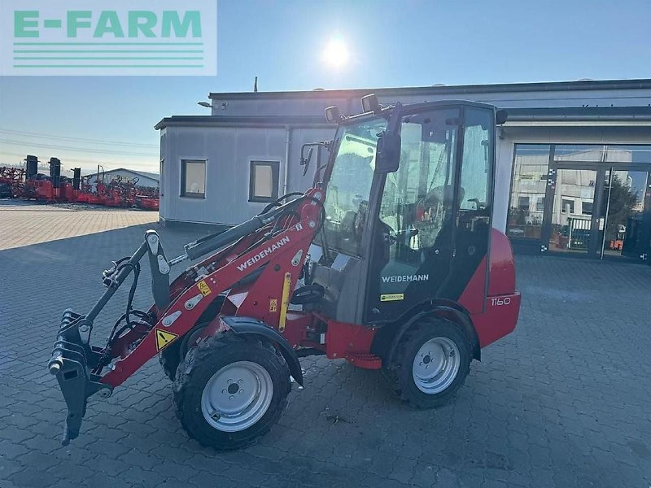 2023 Weidemann 1160 mini loader, side view