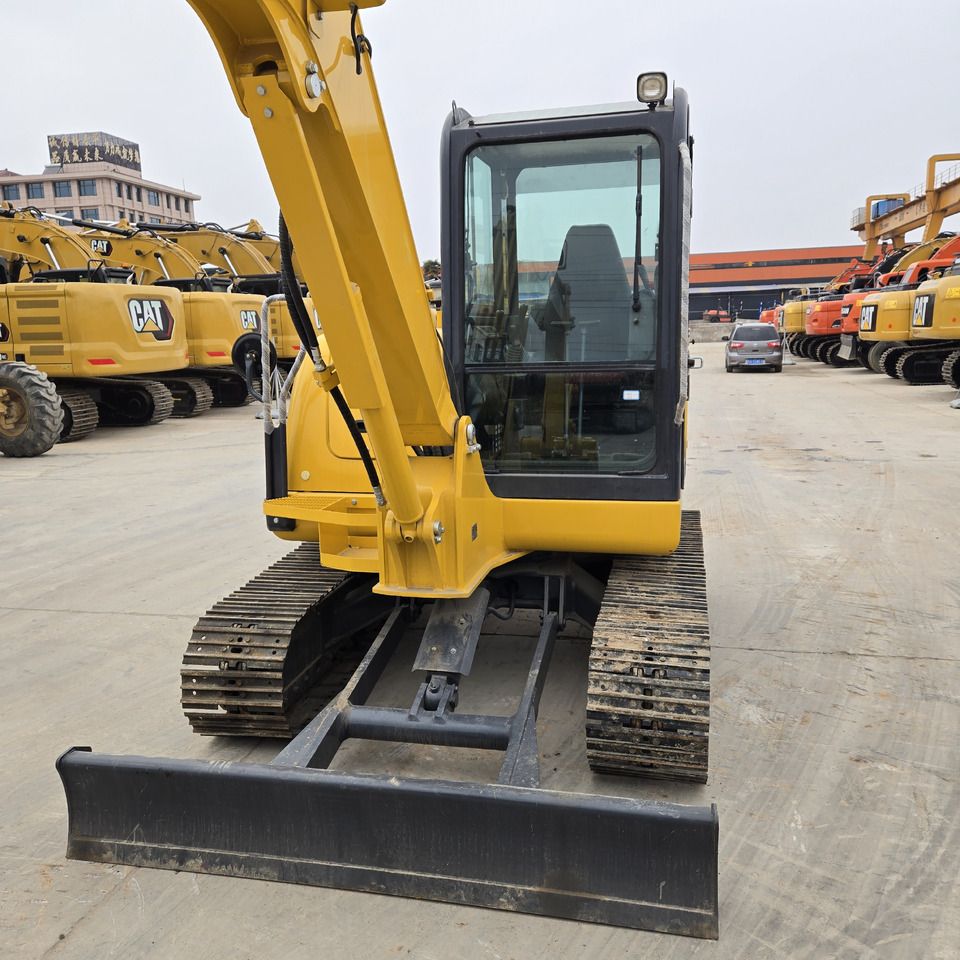 2022 Komatsu PC56-7 mini excavator, front view