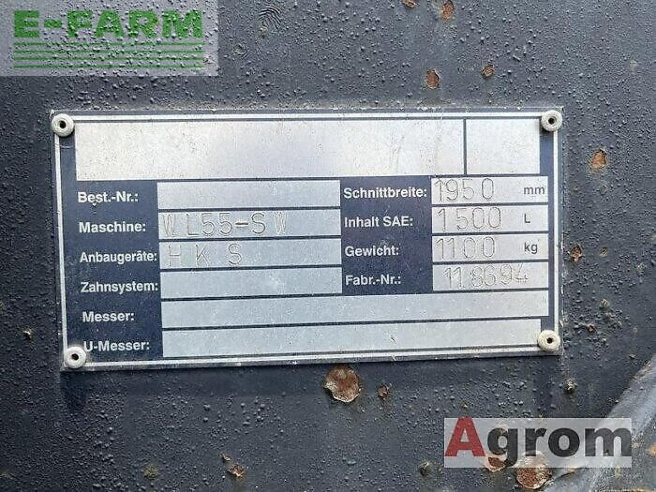 2000 Volvo L40B mini excavator identification plate