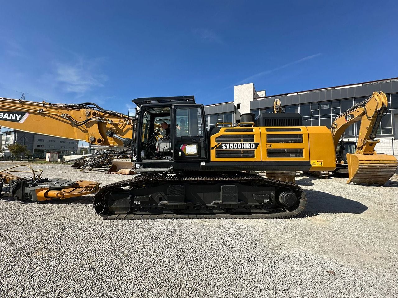 2019 Sany SY500HRD crawler excavator, side view