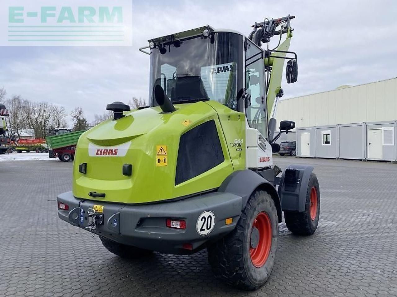 2023 Claas TORION 644 SINUS wheel loader, rear three-quarter view 2023 Claas TORION 644 SINUS wheel loader, rear three-quarter view