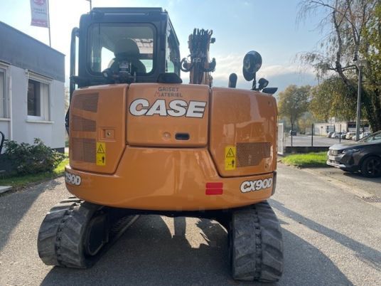 2023 CASE CX 90D crawler excavator, rear view