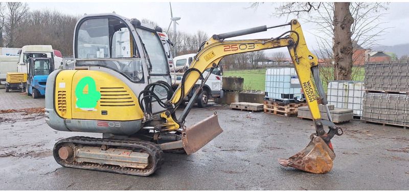2010 Wacker Neuson 2503 mini excavator, side view