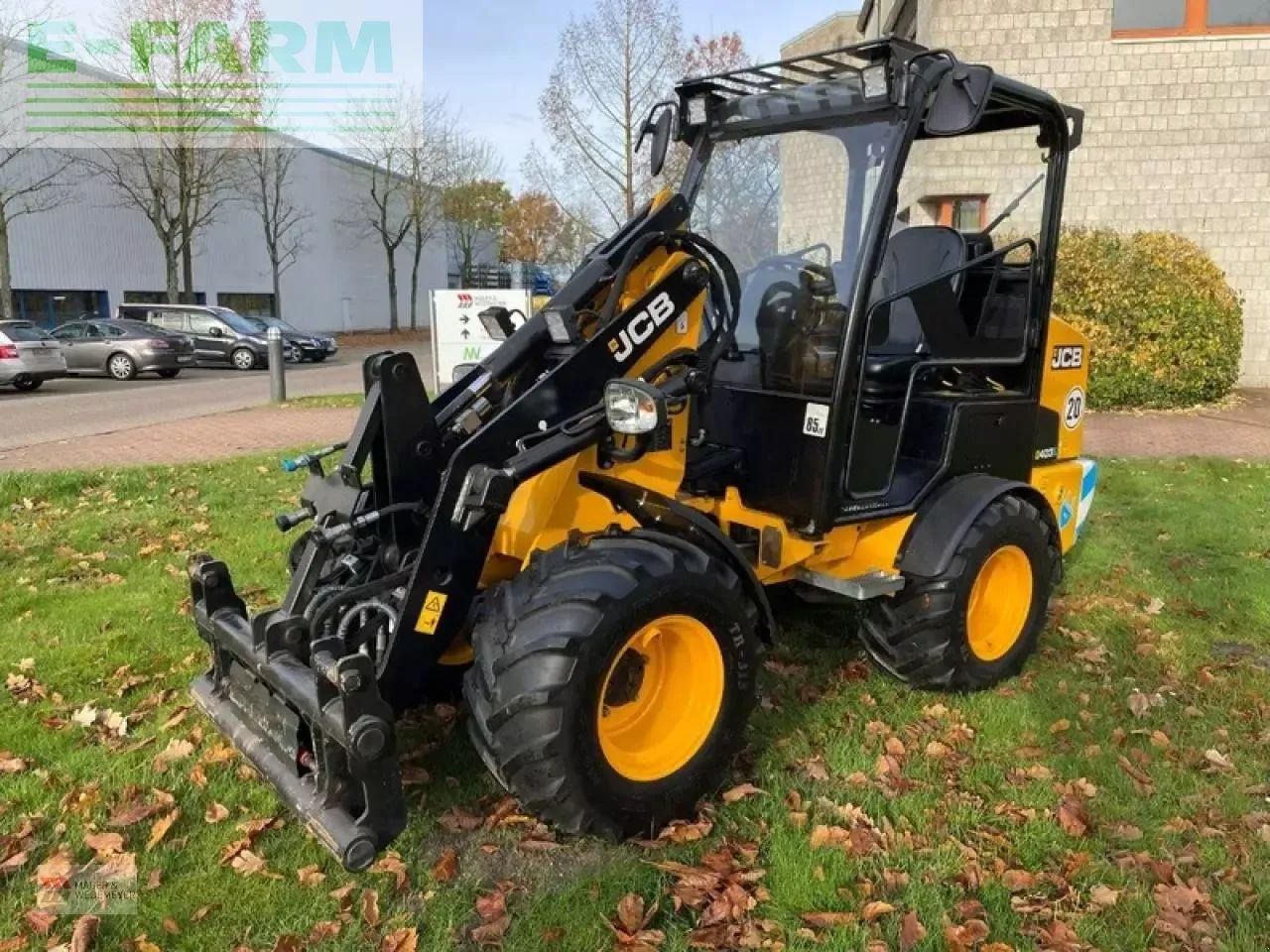 2023 JCB 403 E AGRI mini excavator, front three-quarter view 2023 JCB 403 E AGRI mini excavator, front three-quarter view